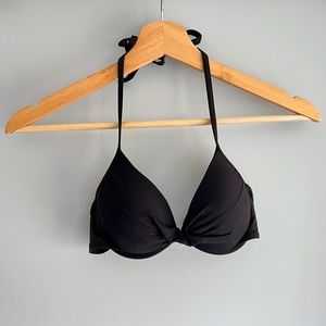 Push-Up Black Bikini Top